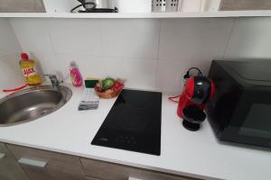 Kuchyňa alebo kuchynka v ubytovaní V18 Idéal PRO, Université, E valley, axes auto