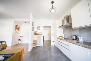 A kitchen or kitchenette at Outdooredo Garda Apartment