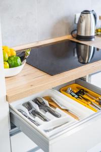 A kitchen or kitchenette at Outdooredo Garda Apartment