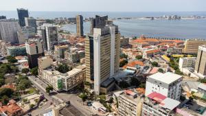 Nespecifikovaný výhled na destinaci Luanda nebo výhled na město při pohledu z hotelu
