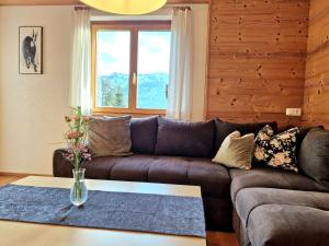 Predel za sedenje v nastanitvi Ferienwohnung Helene
