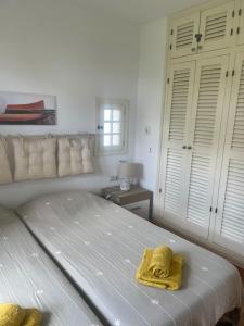Łóżko lub łóżka w pokoju w obiekcie 2 Bedroom Apartment , Son Bou