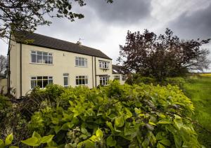 een huis met veel struiken ervoor bij The Willows in Laceby