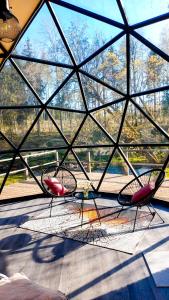 Fotografie z fotogalerie ubytování Glamping dome tent 'RIVER' v destinaci Salacgrīva