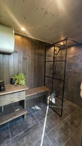 Koupelna v ubytování Little Amber