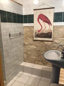 Kúpeľňa v ubytovaní Le gîte de Gascogne