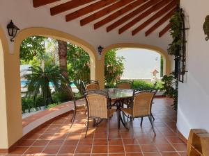A balcony or terrace at Casa Juanita
