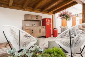 Posezení v ubytování Hotel & Garni Das Köhle INKLUSIVE SUPER SOMMER CARD 2025