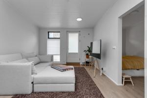 Posezení v ubytování Bright & Cozy Studio Apartment
