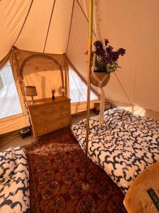 Aparra Surfcamp Auberge Hendaye客房内的一张或多张床位