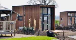 Garður fyrir utan Tiny House