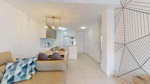 Kuchyňa alebo kuchynka v ubytovaní Apartamento Bianca Beach