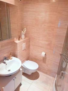 Koupelna v ubytování Apartman Nane + 37 fotografií