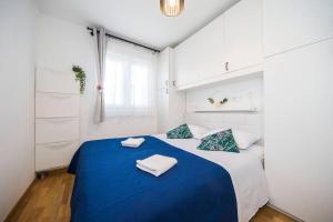 Postel nebo postele na pokoji v ubytování Apartman Nane