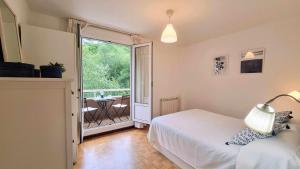 Ένα ή περισσότερα κρεβάτια σε δωμάτιο στο Apartamento El Pisin de Nicolas