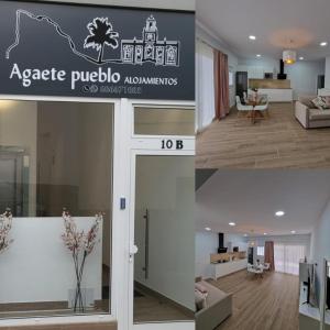 uma colagem de fotos de uma casa em Alojamientos Agaete Pueblo Nº3, Nº4, Nº5, Nº6 em Agaete