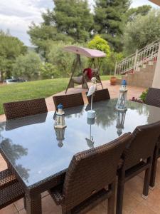 Zahrada ubytování Serenity Apartment in Paliouri
