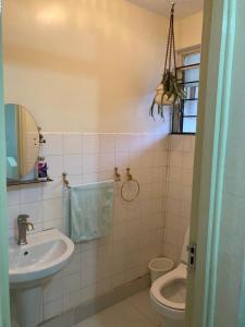 Koupelna v ubytování Eve Homestay