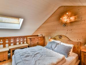 Posteľ alebo postele v izbe v ubytovaní Duplex cosy 4 pers. près des pistes - Les Gets, La Turche - FR-1-685-26