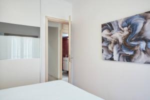 Ліжко або ліжка в номері Fix 2bd apartment with Parthenon view