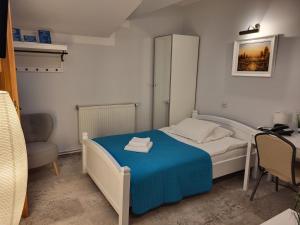 Posteľ alebo postele v izbe v ubytovaní Hotel Staropolska