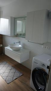 Koupelna v ubytování Apartments Jozef