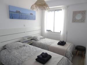 Posteľ alebo postele v izbe v ubytovaní Primera linea - Descanso Sol y Mar