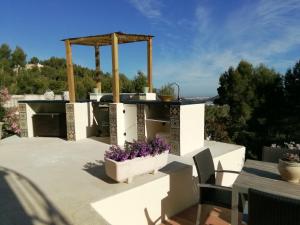 Balkón alebo terasa v ubytovaní Guest House El Angelito de Olivas