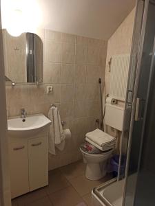 Koupelna v ubytování Romeo i Julia + 37 fotografií