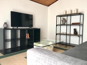 TV a/nebo společenská místnost v ubytování ETNA VIEW