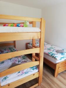 Posteľ alebo postele v izbe v ubytovaní Apartmány Horní Bečva