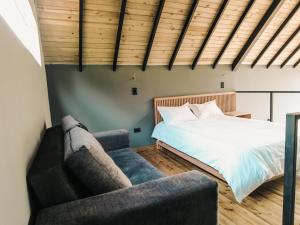 Postelja oz. postelje v sobi nastanitve Volare Guatapé isla de descanso y retiro