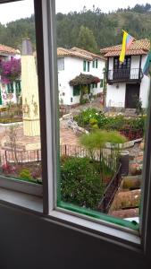 Κήπος έξω από το Hostal La Cestería Pueblito Boyacense