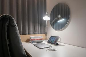 TV o dispositivi per l'intrattenimento presso Aank Hotel Daejeon Yuseong 1st