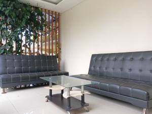 Posezení v ubytování Kama Ayu Bungalow