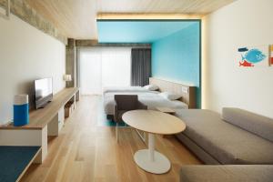 Χώρος καθιστικού στο BEB5 Okinawa Seragaki by Hoshino Resorts +26 φωτογραφίες