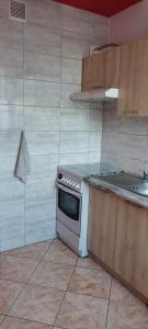 Kuchyňa alebo kuchynka v ubytovaní HOSTEL Róża