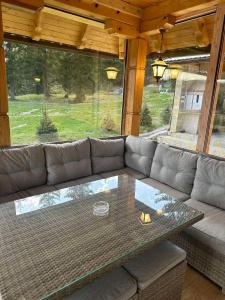 Posezení v ubytování Luxury Villa HORSE RIVER