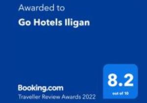 Certifikát, hodnocení, plakát nebo jiný dokument vystavený v ubytování Go Hotels Iligan
