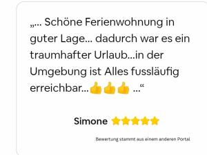 a screenshot of a cell phone with the words stone fighting in super larged at Hunde ohne Aufpreis - Fewo Hagemeister Sellin - auch im Winter toll! Sauna im Haus - 6 Min zum Strand - 2 überdachte Balkone mit Strandkörben in Ostseebad Sellin