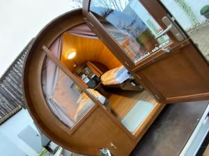 Posezení v ubytování K 357 - Low budget Hotel in Ratekau bei Lübeck