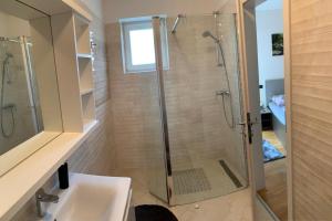 Koupelna v ubytování Meli Maisonette Apartments