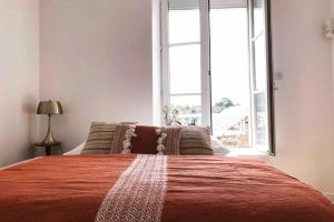 Posteľ alebo postele v izbe v ubytovaní Joffre splendid apartment near the beach