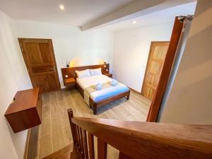 Llit o llits en una habitació de Gîte le Fouquet
