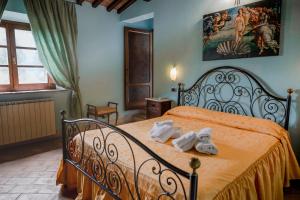 Agriturismo Il Serraglio客房内的一张或多张床位