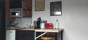Kuchyňa alebo kuchynka v ubytovaní Appartement cosy proche gare et centre historique