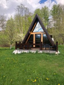 En have udenfor Casa de vacanța Cristina