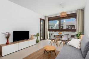 Posezení v ubytování Luxury apartment Salinas