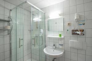 Koupelna v ubytování Ferien Hotel Rennsteigblick