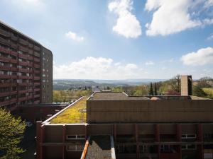 Das Gebäude in dem sich die Ferienwohnung befindet